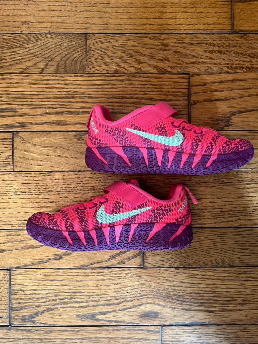 Nike JA 2 hot pink and purple basketball shoes. Worn very little.